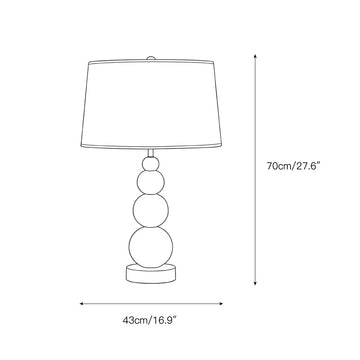 Niobe Table Lamp – detail 3 — Dimension drawings 1