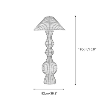Nirvana Grande Floor Lamp – detail 3 — Dimension drawings 1