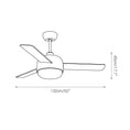 Charger l'image dans la visionneuse de la galerie, Nordic Macaron 52″ Ceiling Fan Light
