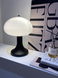 Load image into Gallery viewer, Nordic White Small Mushroom Table Lamp
