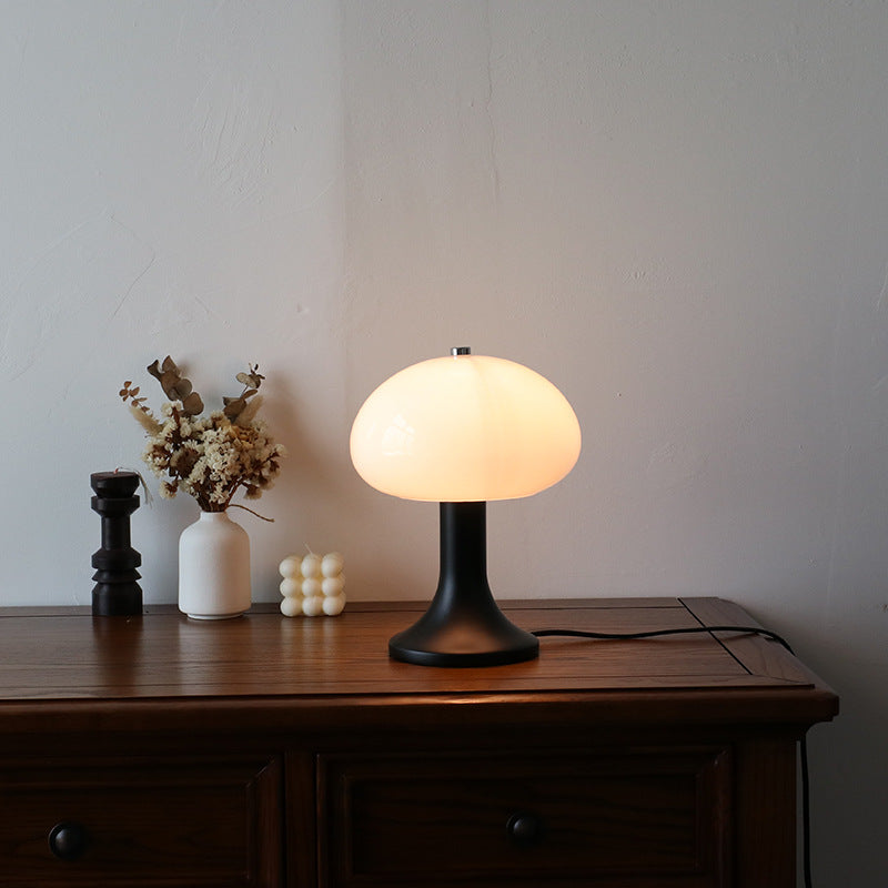 Nordic White Small Mushroom Table Lamp