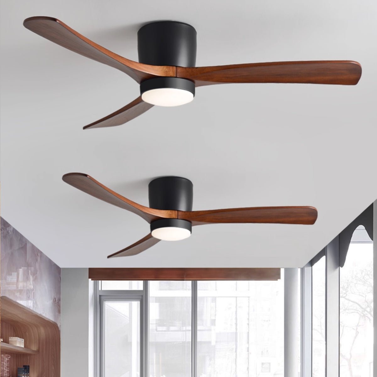 Nordic Wooden 42″ Ceiling Fan Light
