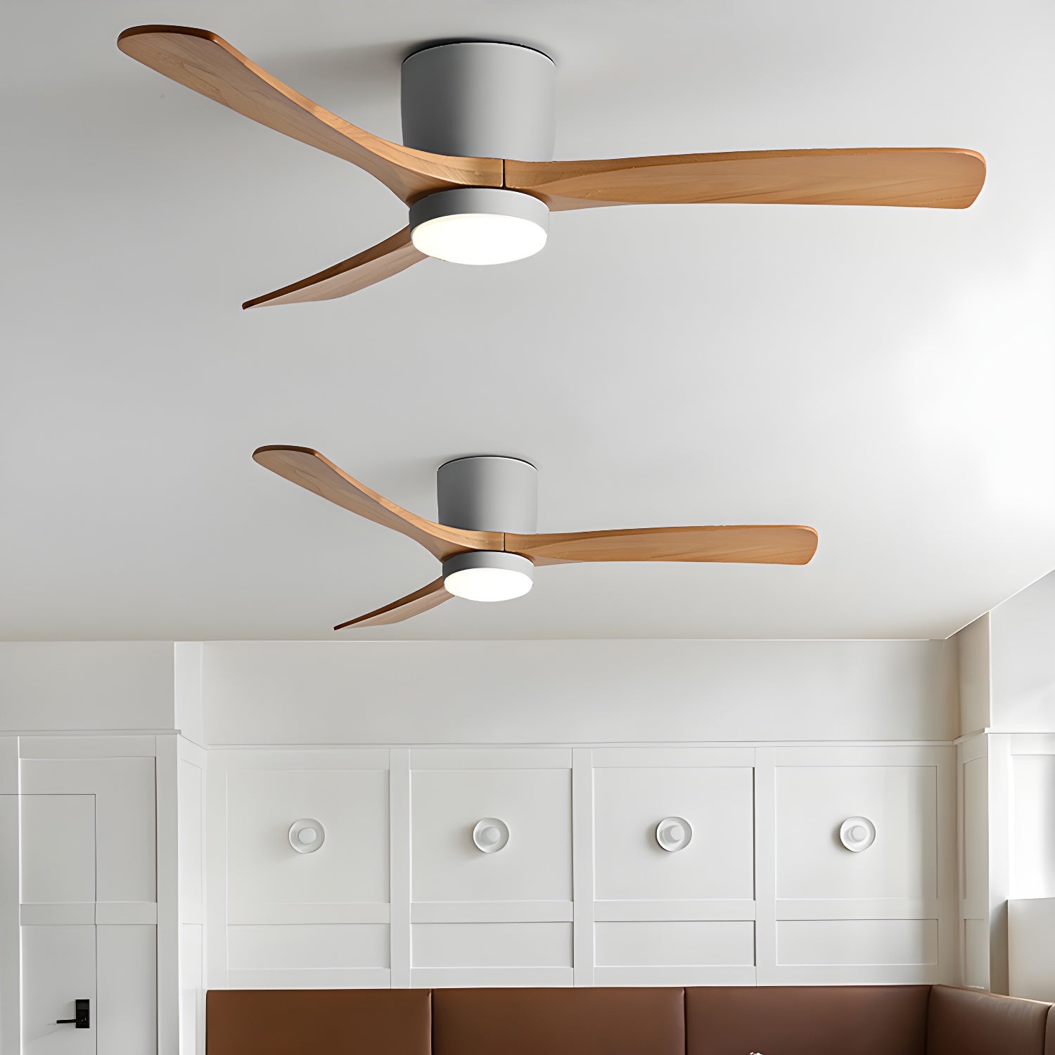 Nordic Wooden 42″ Ceiling Fan Light