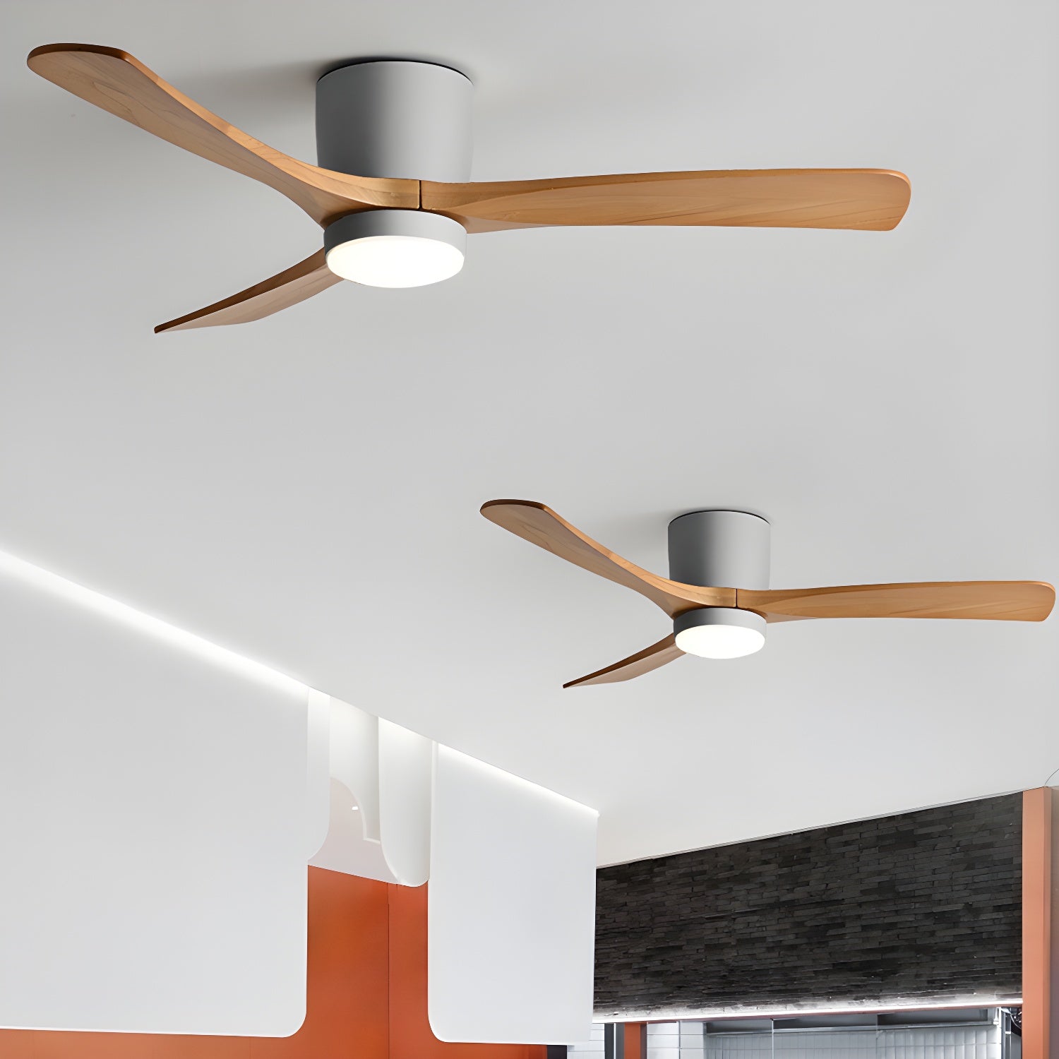 Nordic Wooden 42″ Ceiling Fan Light