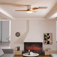 Load image into Gallery viewer, Nordic Wooden 42″ Ceiling Fan Light
