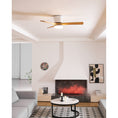 Load image into Gallery viewer, Nordic Wooden 42″ Ceiling Fan Light
