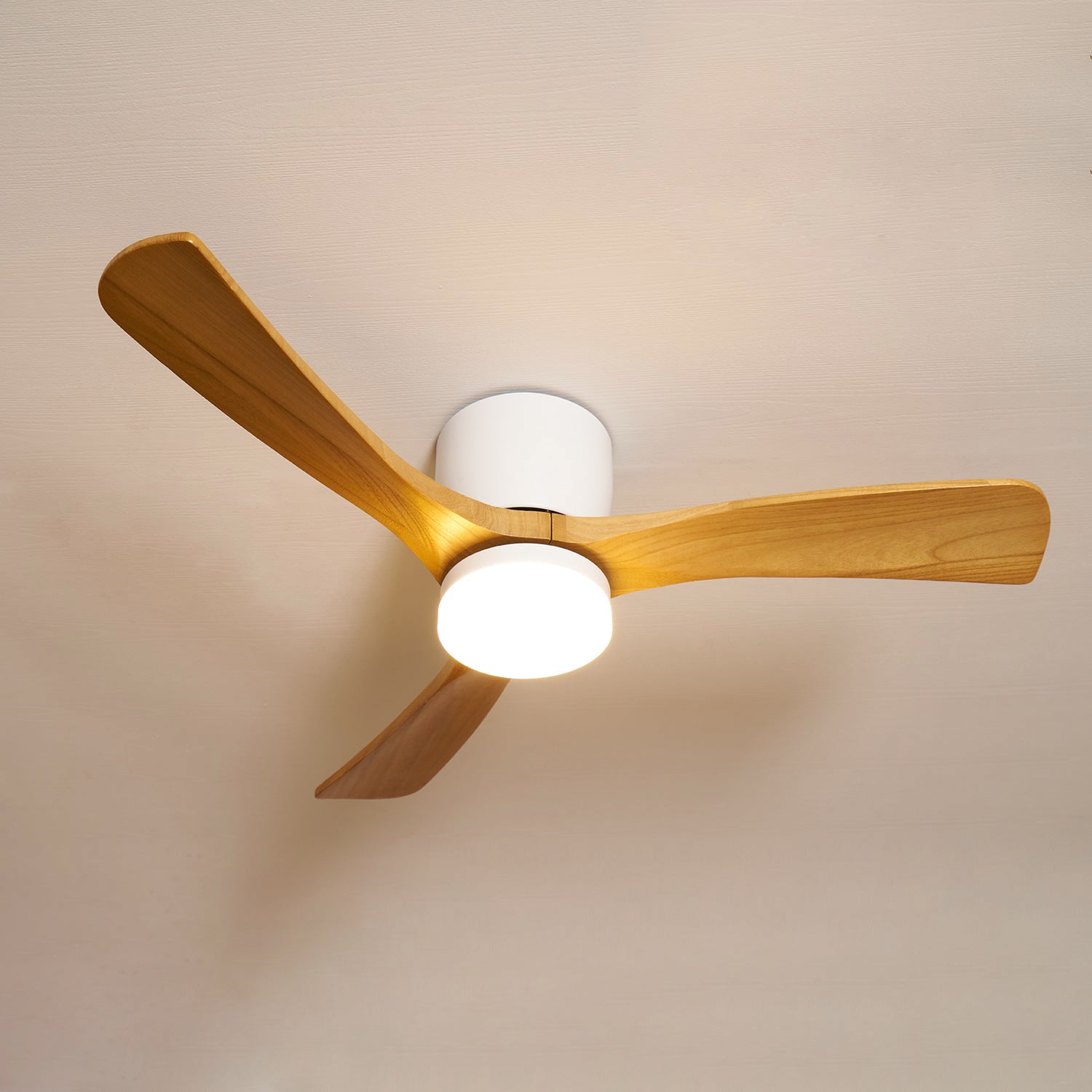 Nordic Wooden 42″ Ceiling Fan Light