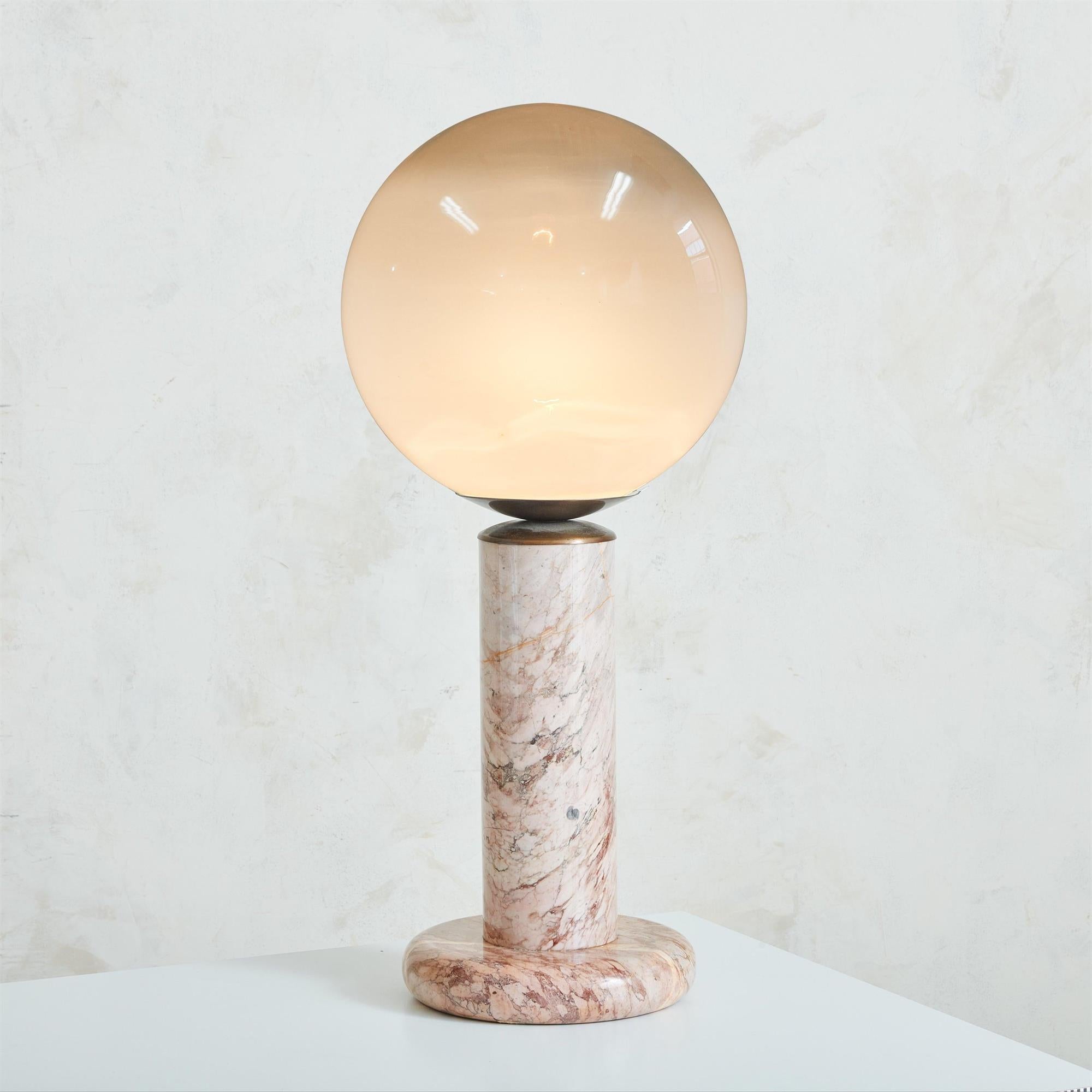 Nordlux Lilly Pink Marble Table Lamp