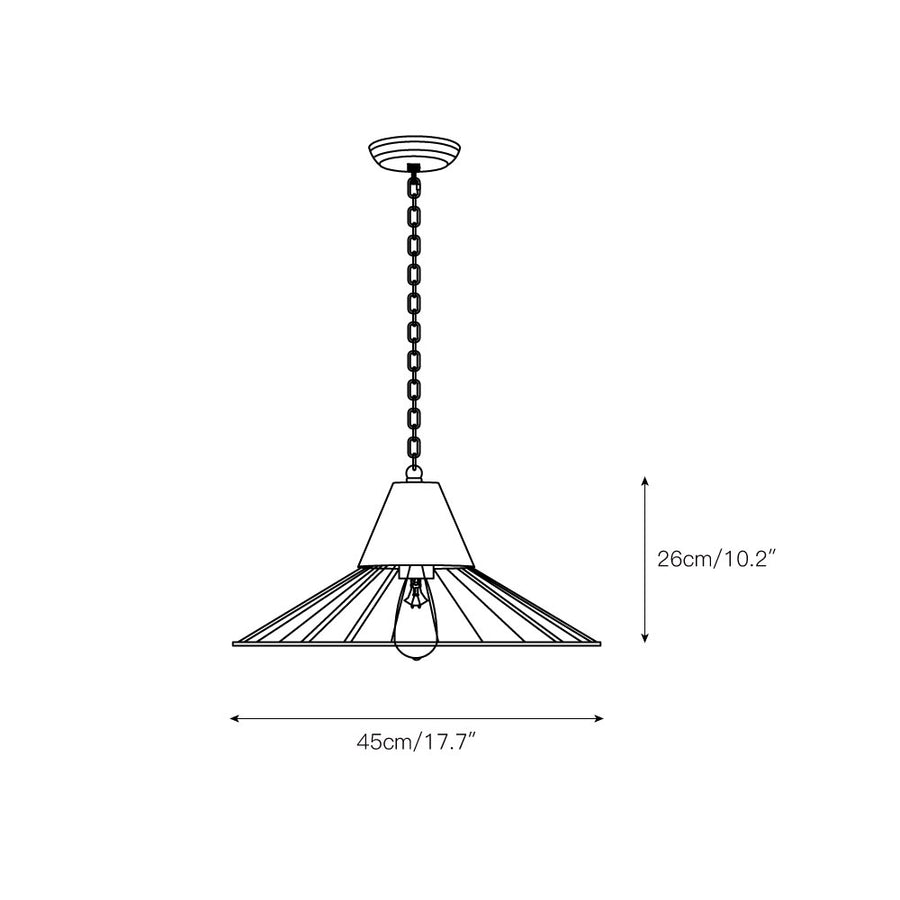Norham Pendant Lamp – detail 3 — Dimension drawings 1