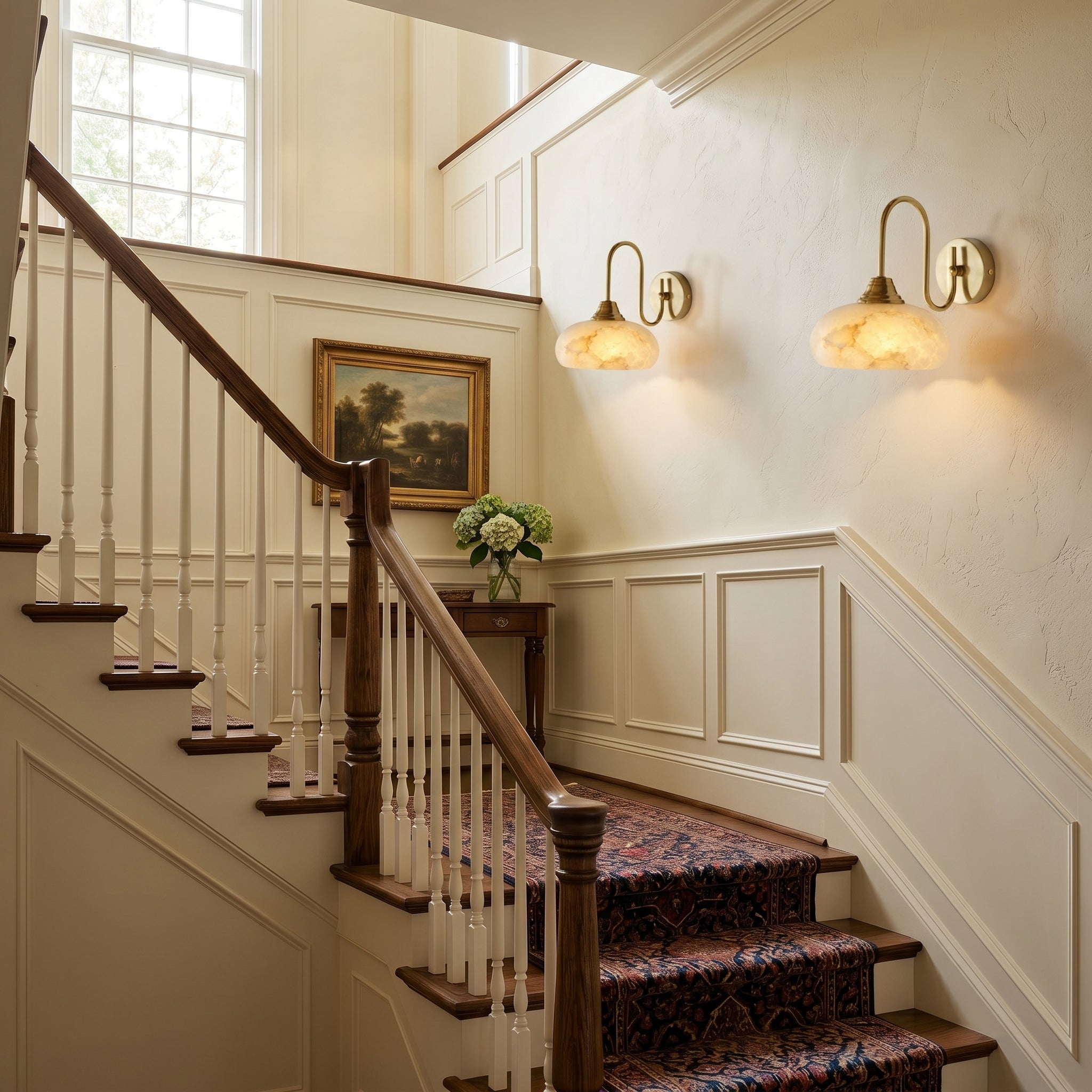 Nova Alabaster Wall Sconce