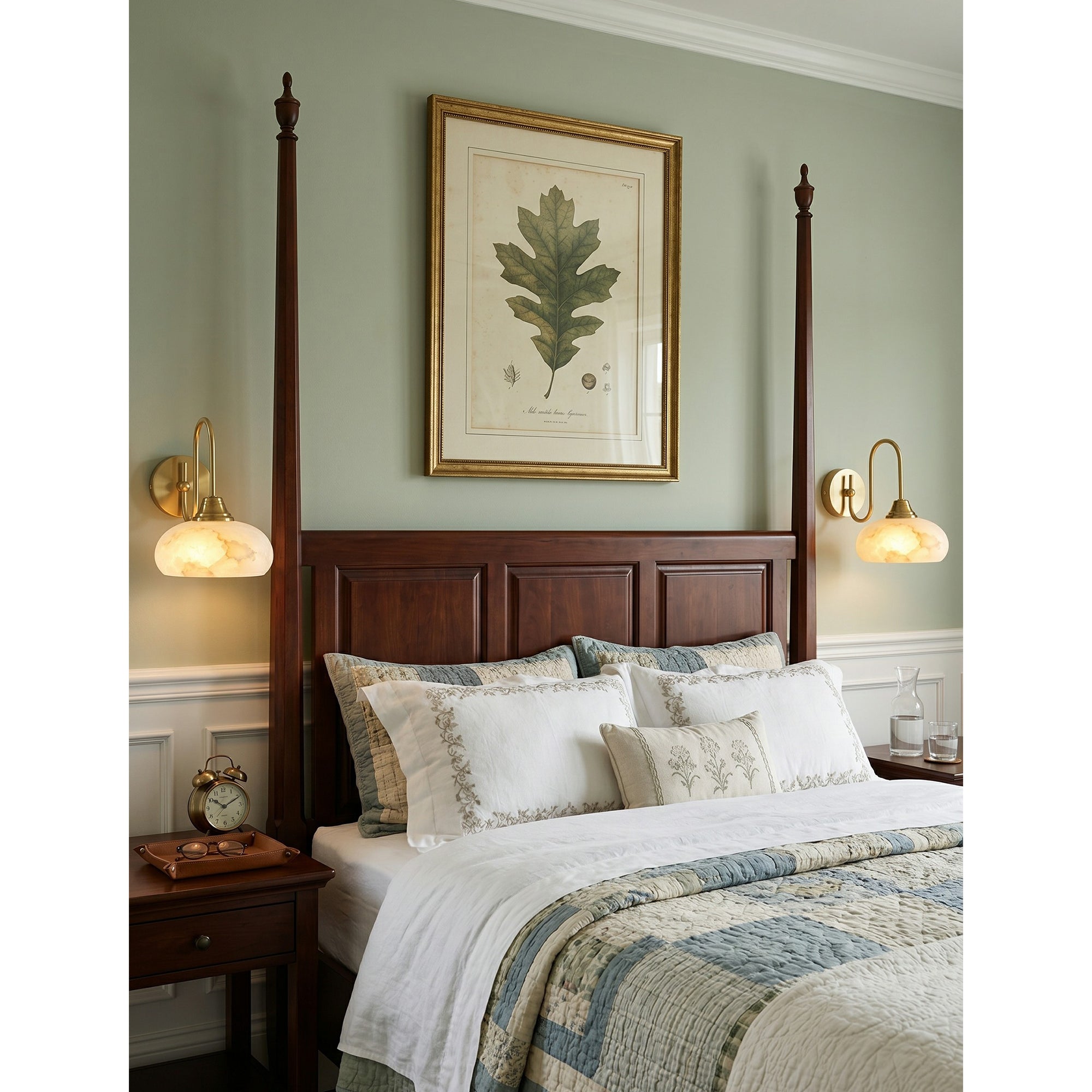 Nova Alabaster Wall Sconce
