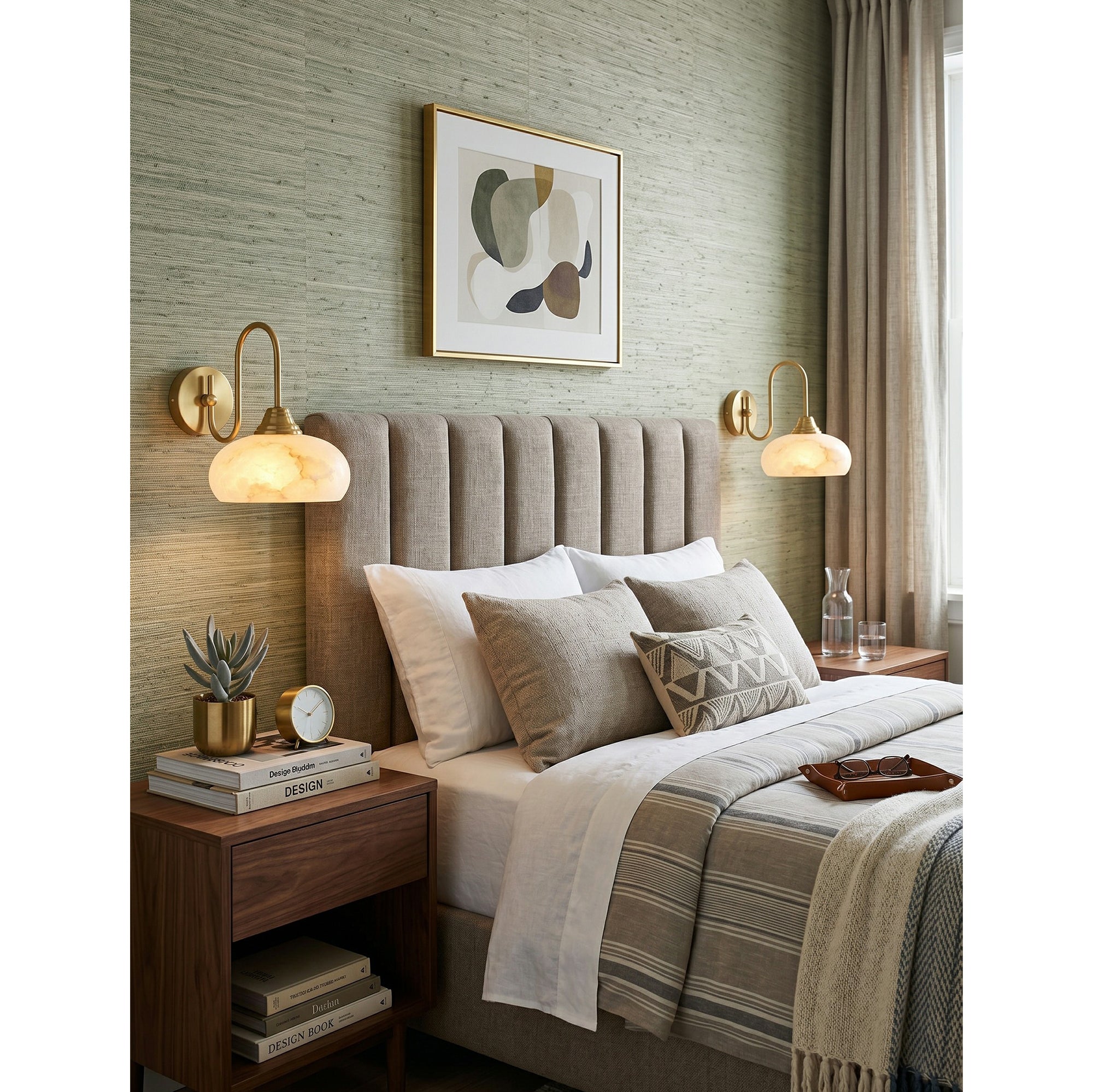 Nova Alabaster Wall Sconce