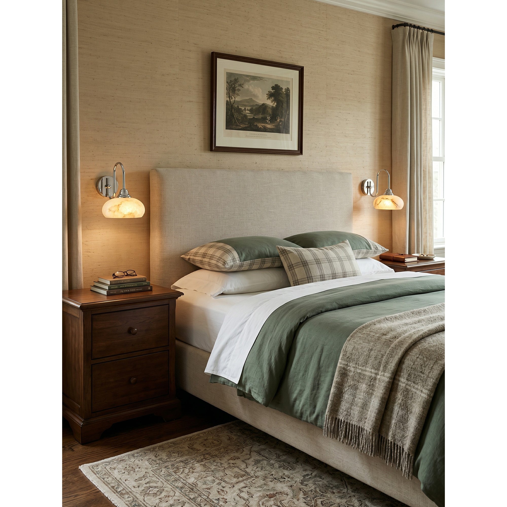 Nova Alabaster Wall Sconce