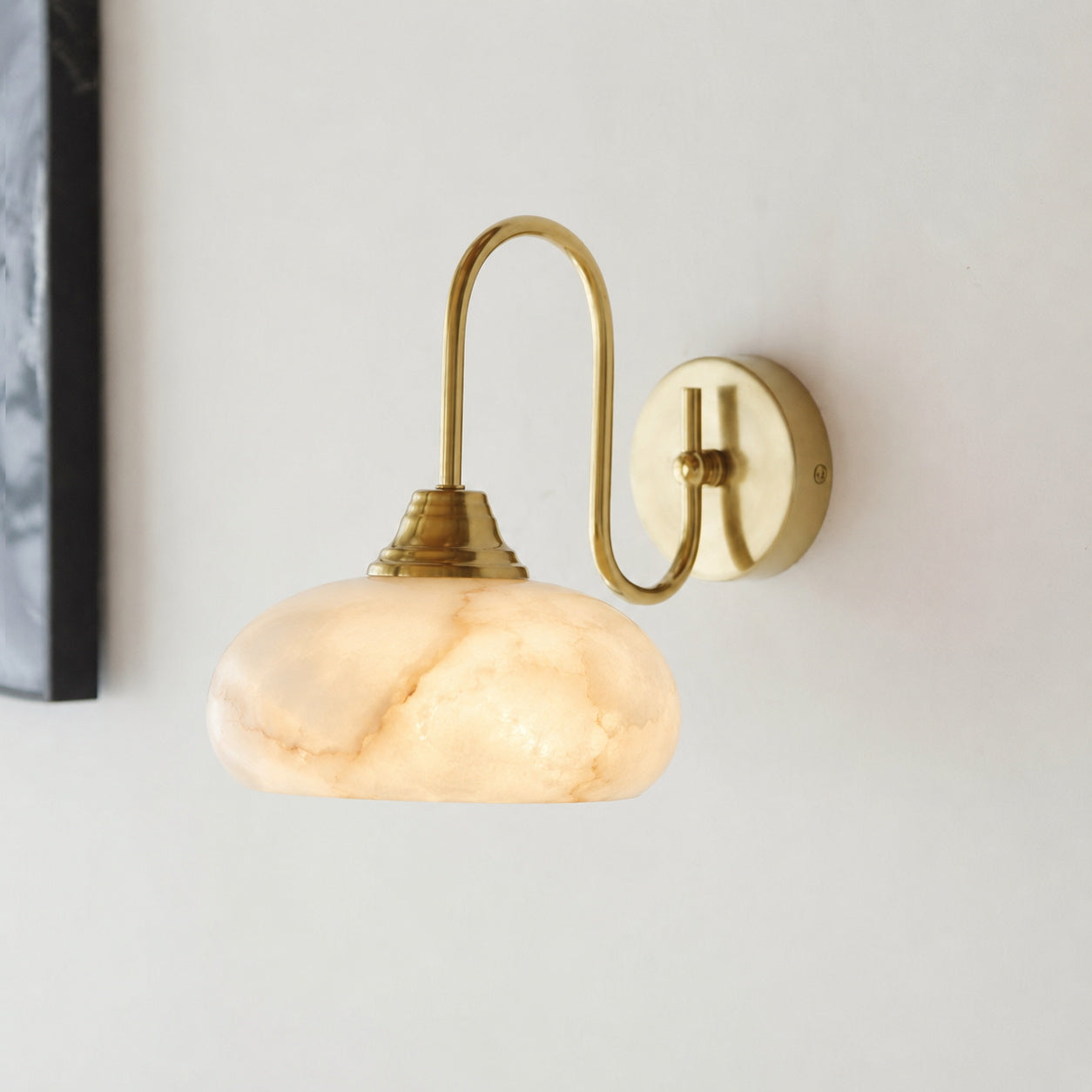 Nova Alabaster Wall Sconce