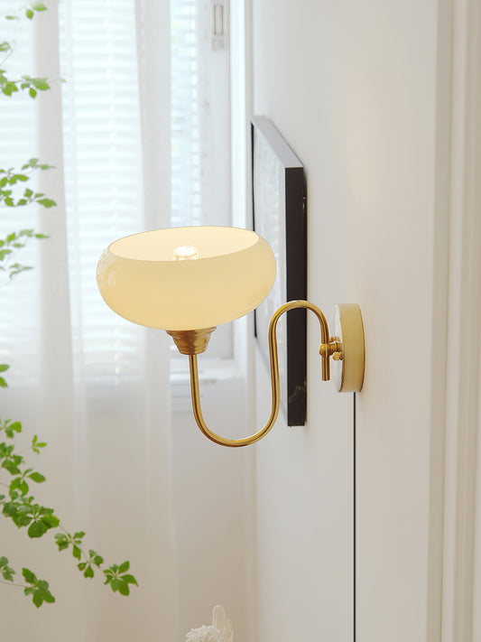 Nova Glass Plug-in Wall Lamp