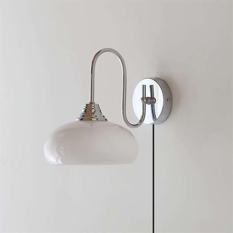 Nova Glass Plug-in Wall Lamp