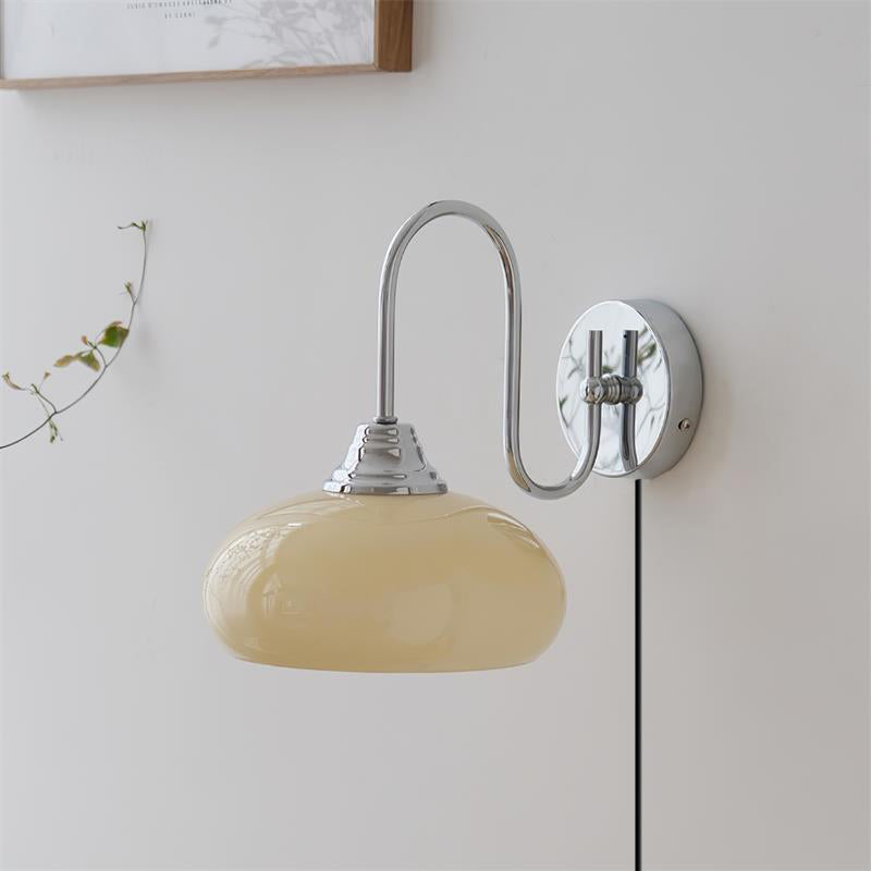 Nova Glass Plug-in Wall Lamp