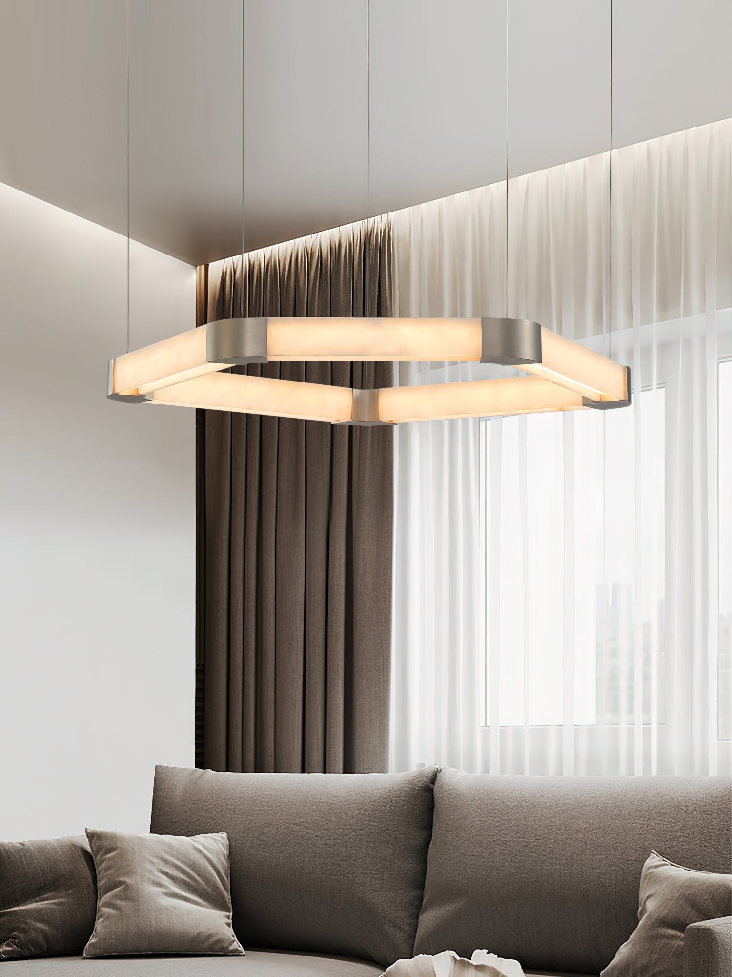 Ola Single Ring Chandelier