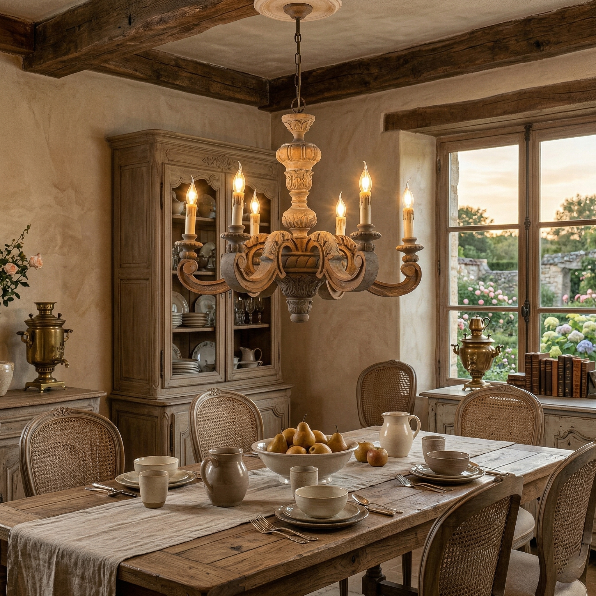 Roman Pillar Chandelier