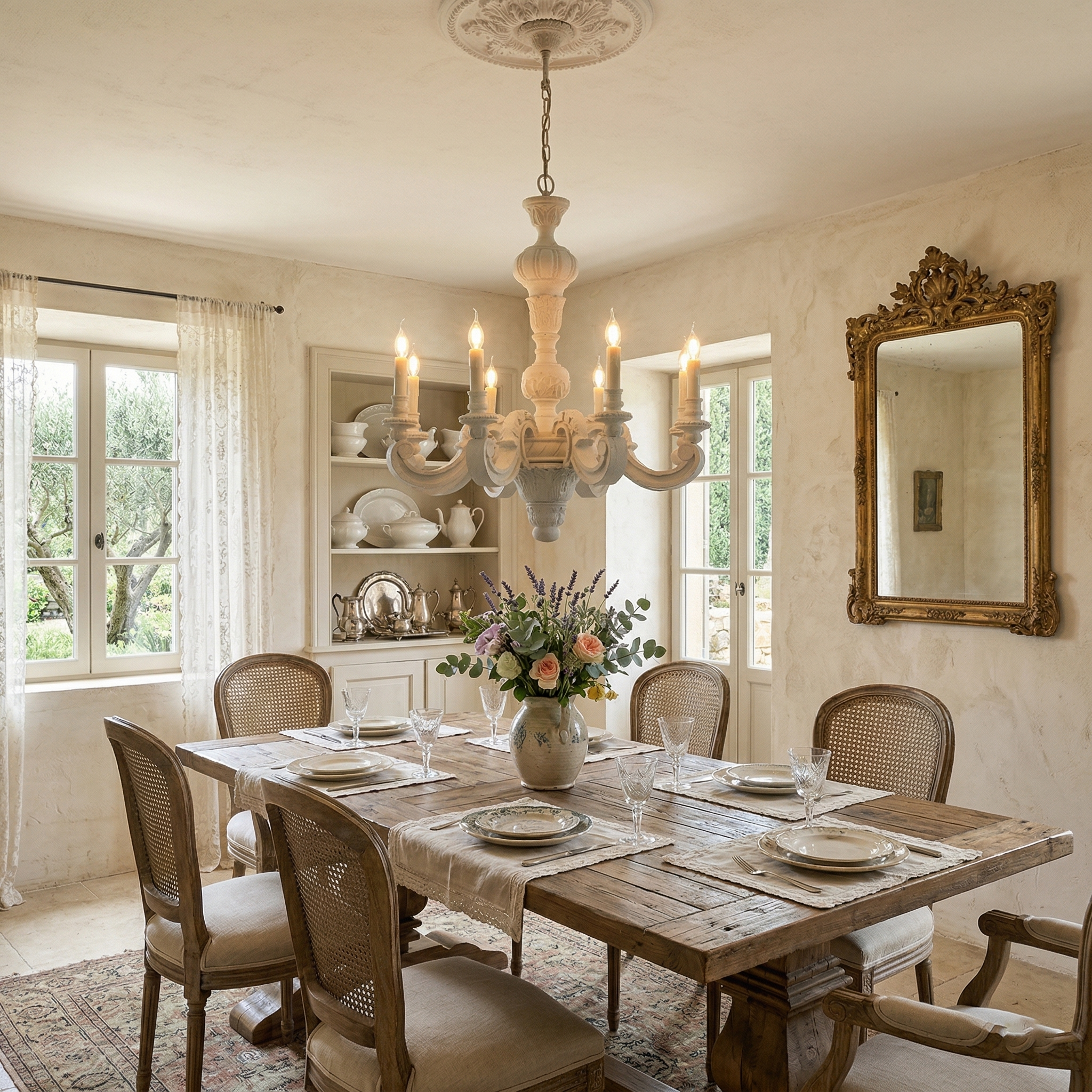Roman Pillar Chandelier