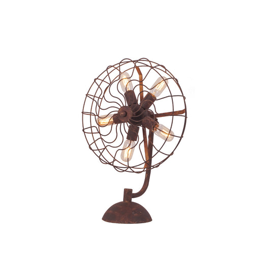 Old Style Fan Table Lamp