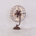 Load image into Gallery viewer, Old Style Fan Table Lamp
