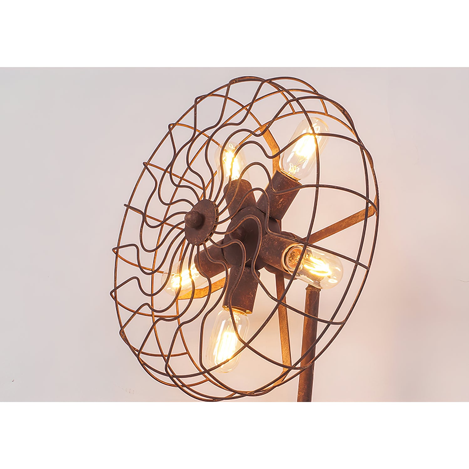 Old Style Fan Table Lamp