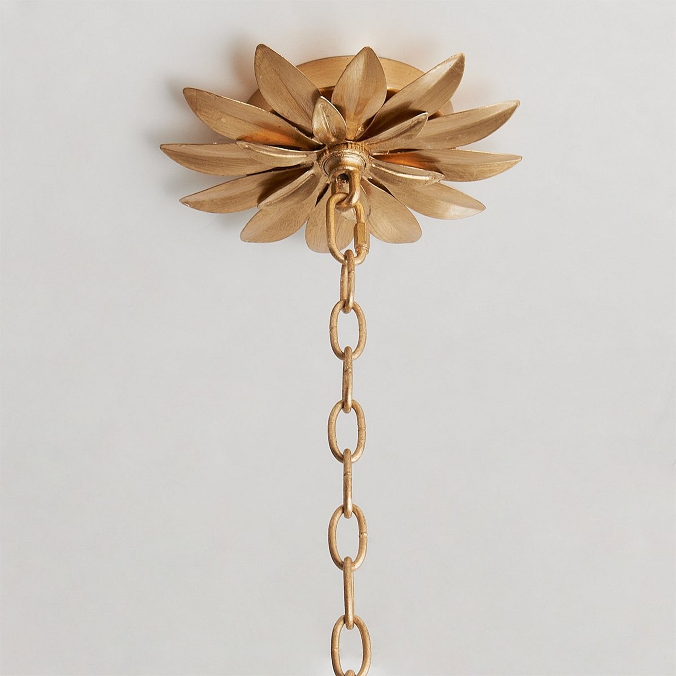 Olive Leaf Drum Pendant Lamp