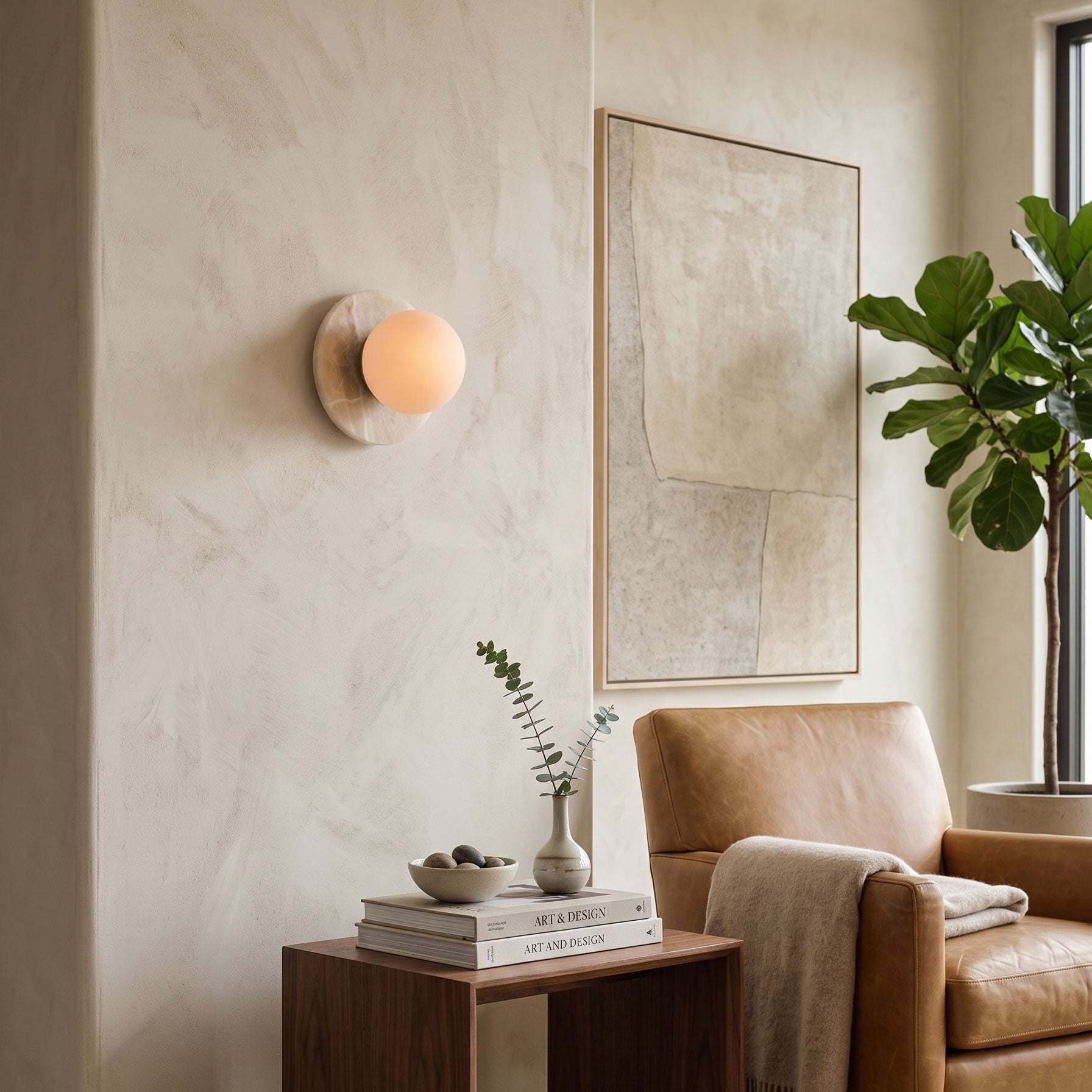Onyx Krema Wall Lamp
