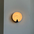 Load image into Gallery viewer, Ophelia Alabaster Round Sconce
