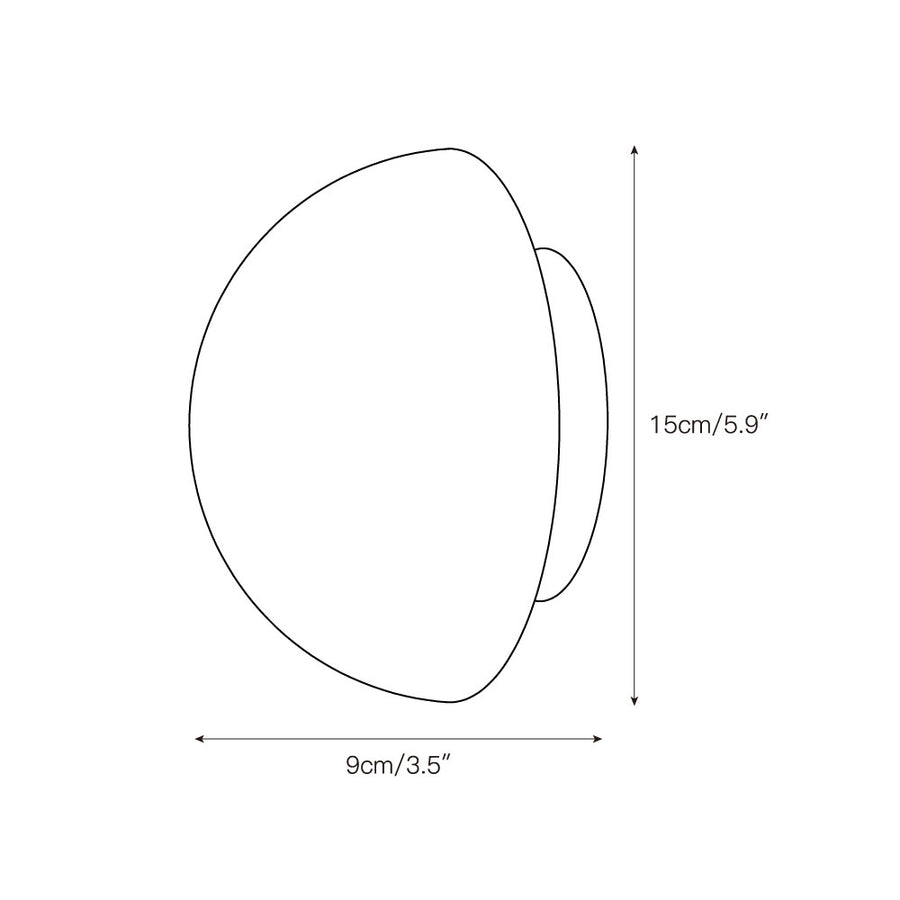 Ora Stone Wall Lamp – detail 3 — Dimension drawings 1