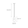 Bild in Galerie-Betrachter laden, Orba Chain Alabaster Chandelier
