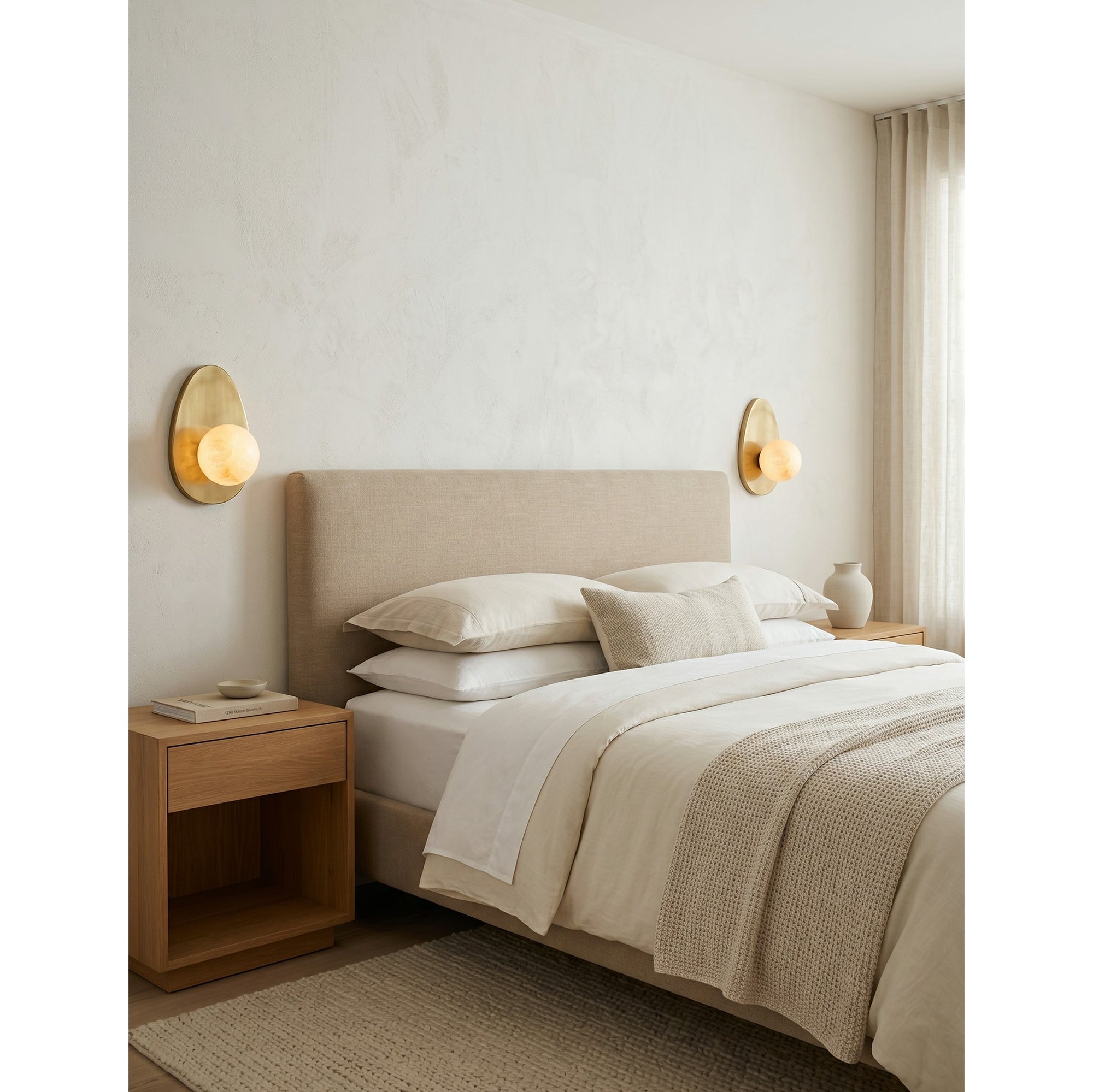 Orba Alabaster Wall Sconce