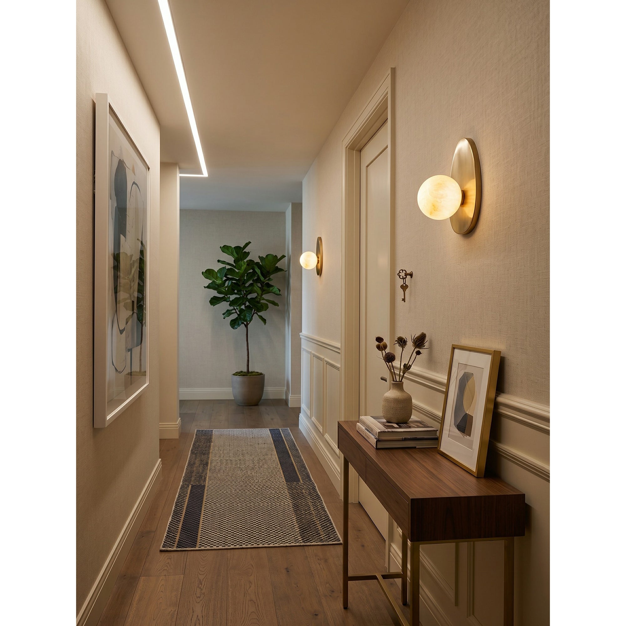 Orba Alabaster Wall Sconce
