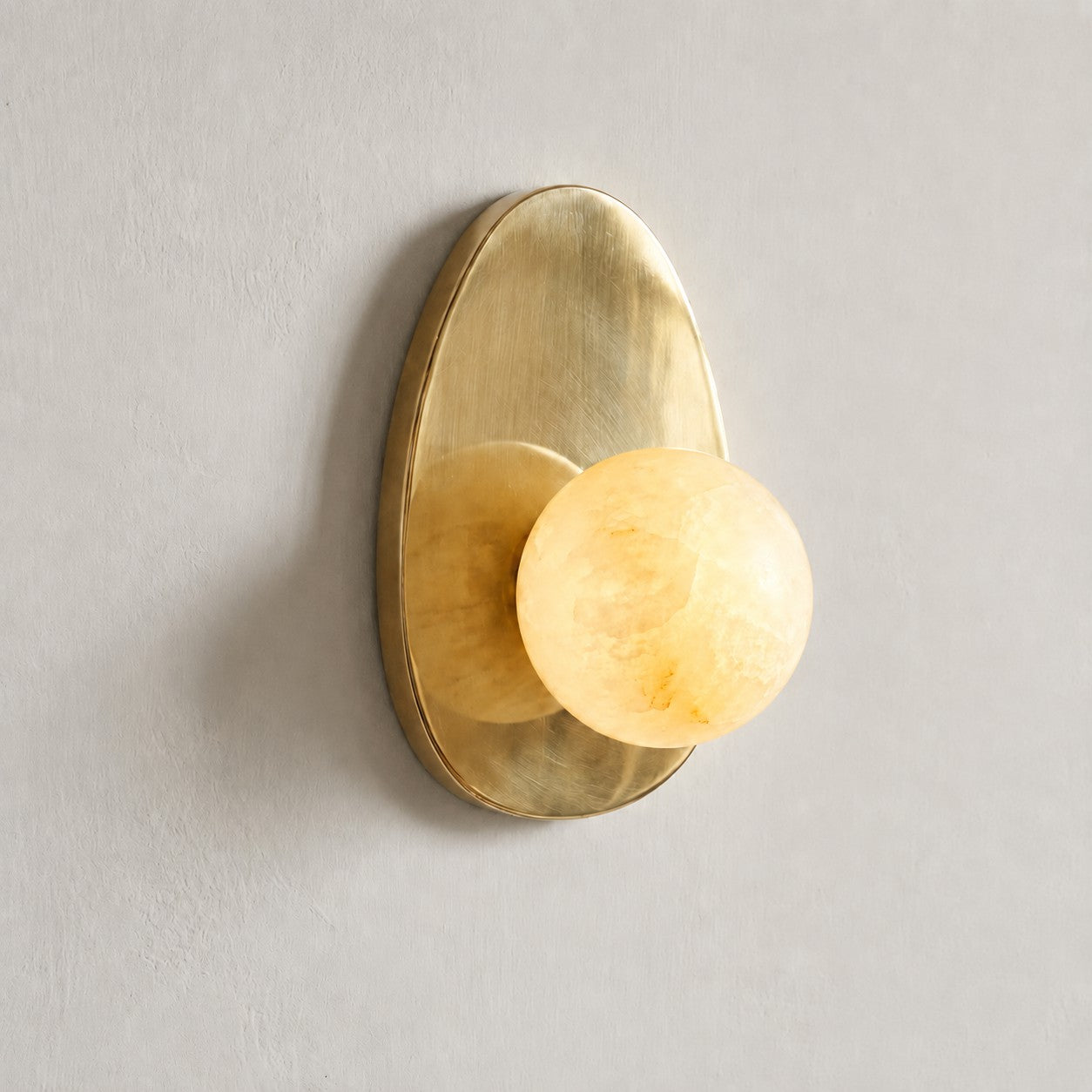 Orba Alabaster Wall Sconce