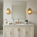 Load image into Gallery viewer, Orba Alabaster Wall Sconce
