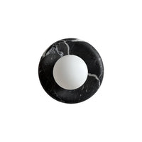 Orli Black Marble Sconce