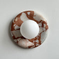 Load image into Gallery viewer, Orli Red Marble Sconce
