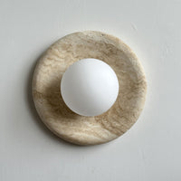 Orli Travertine Marble Sconce – detail 40