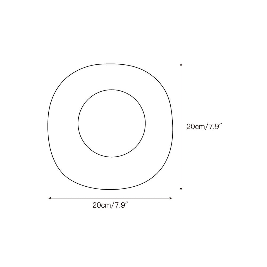Orli Square Wall Lamp – detail 3 — Dimension drawings 1