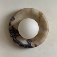 Orli Beige Marble Sconce – detail 2
