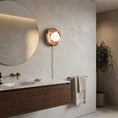 Load image into Gallery viewer, Orli Red Marble Plug-in Sconce
