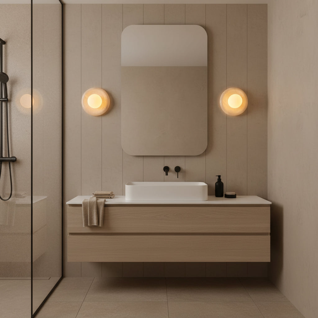 Orli White Jade Sconce