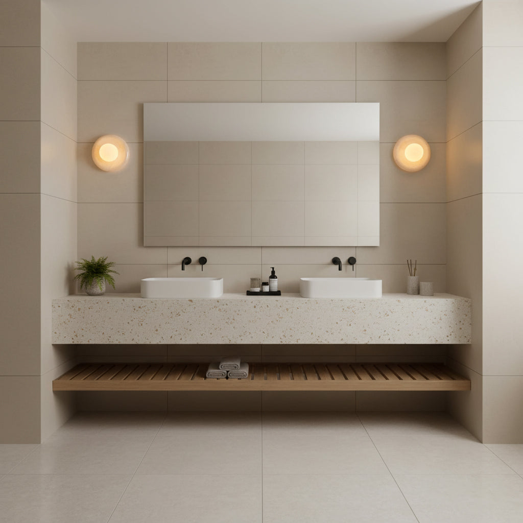 Orli White Jade Sconce