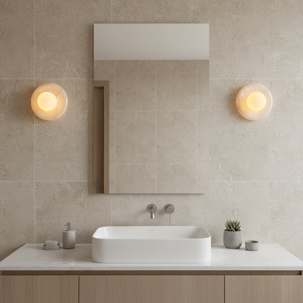 Orli White Jade Sconce