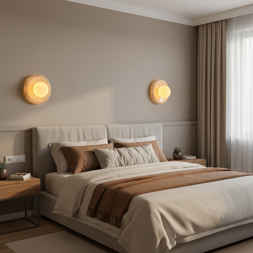 Orli White Jade Sconce