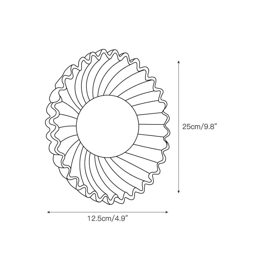 Ostro Marble Small Sconce – detail 3 — Dimension drawings 1