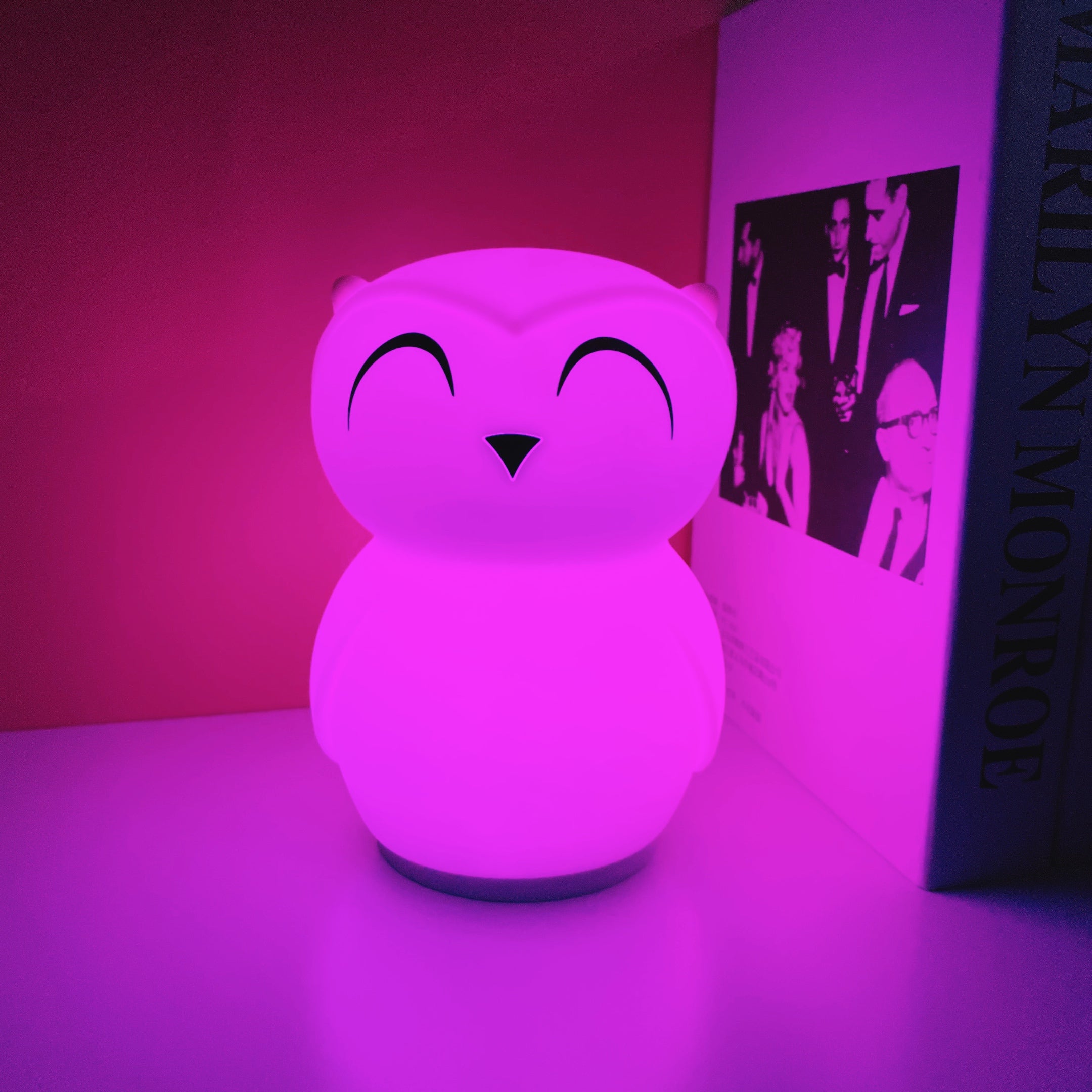 Owl Timing Night Light (built-in battery)