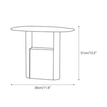 Pagoda Alabaster Table Lamp – detail 3 — Dimension drawings 1