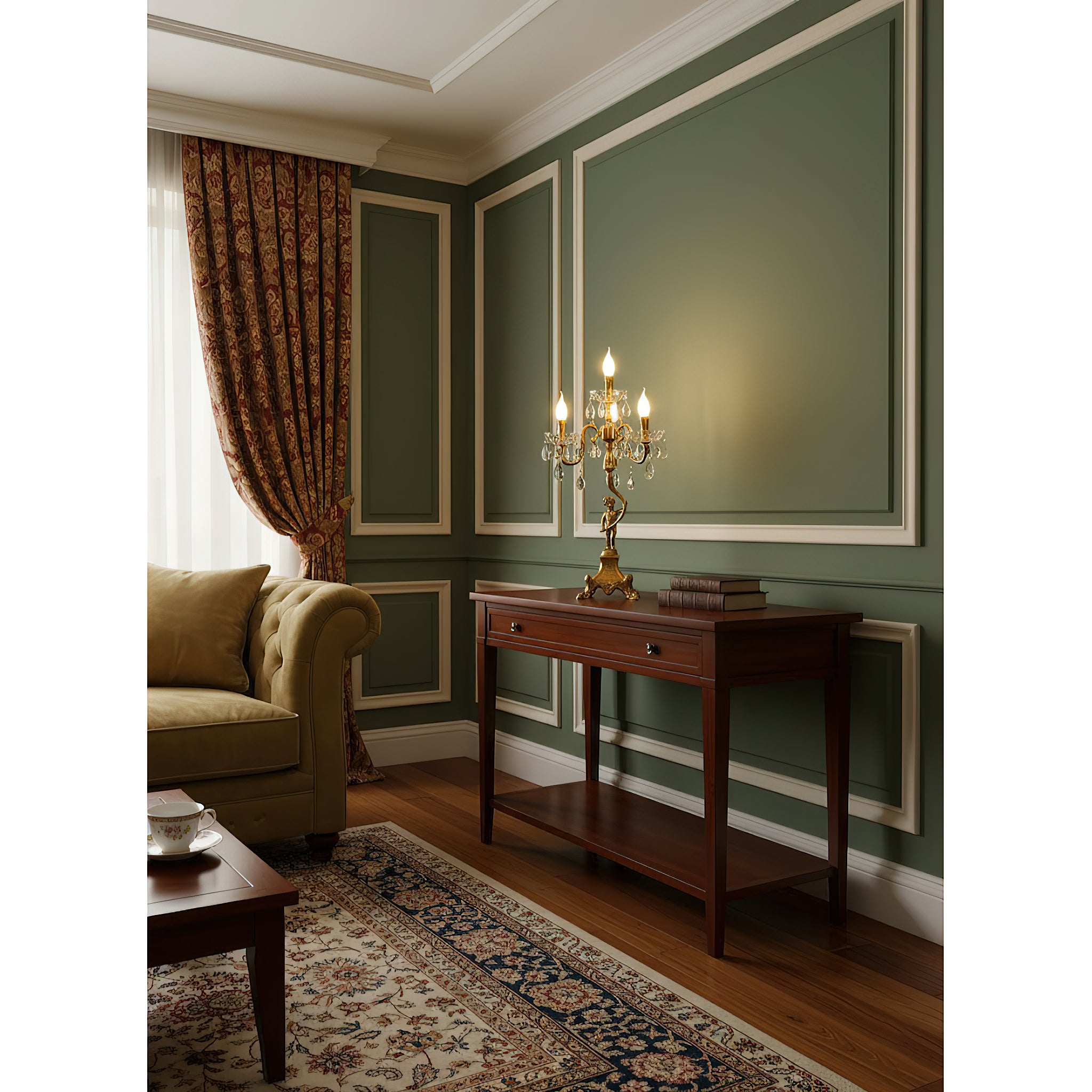 Pairpoint Candlestick Table Lamp